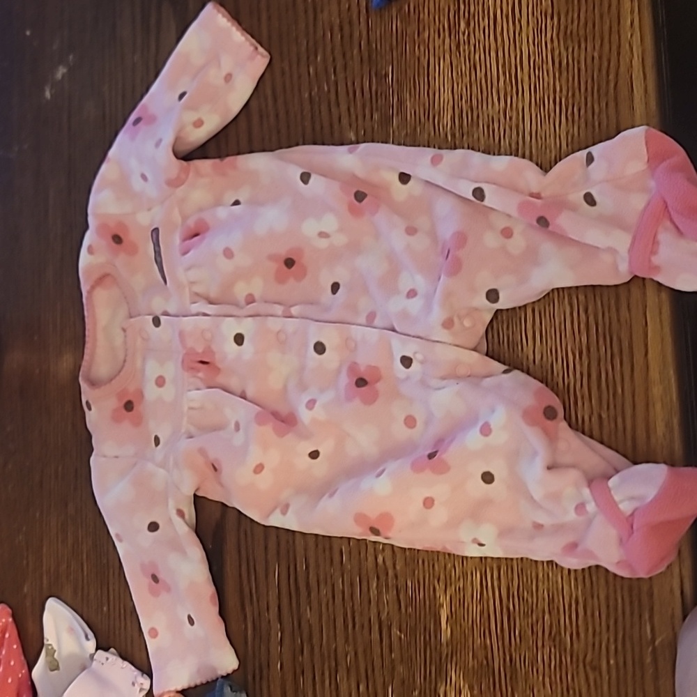 Baby girl pink pajama 3 months